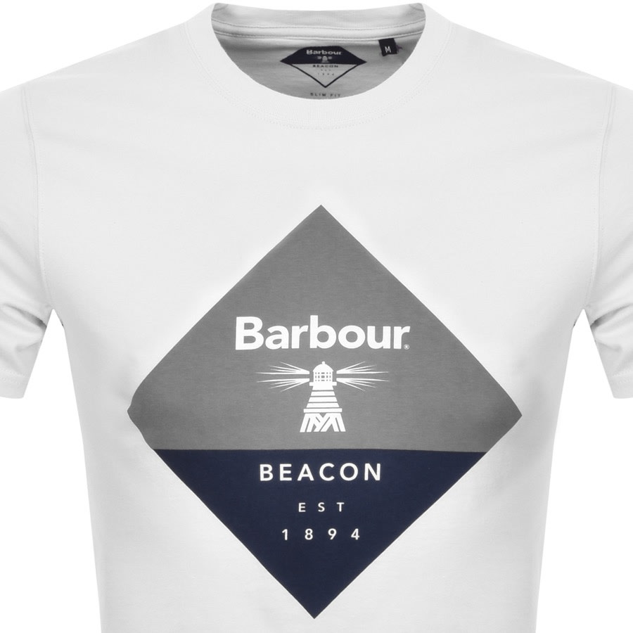 Alternative Image for ProductBarbour Beacon Diamond T Shirt White2